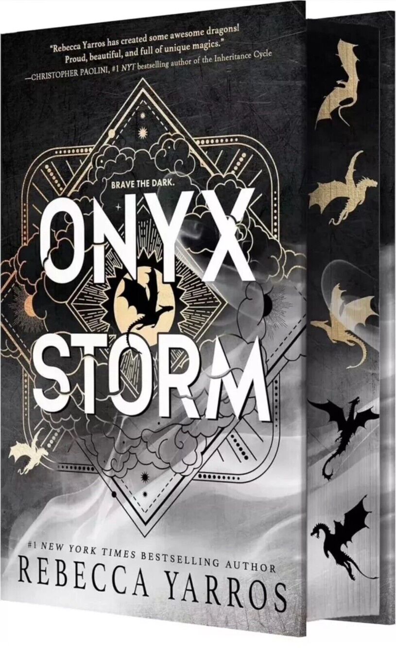 Onyx Storm - Deluxe Limited Edition - Rebecca Yarros 2025, In Hand Ready To Ship